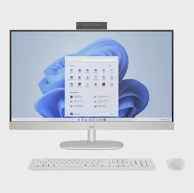 HP AiO računalo 27-cr0041nf, 27", 1920 x 1080, AMD Ryzen 7 7730U, 16 GB RAM, 1 TB SSD, Windows 11 Home, srebrna